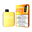 Banana Ice - STLTH Titan Max 50K Disposable Vape, 50,000 puffs, 20mg/ml nicotine strength, 30ml e-liquid capacity.