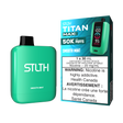 Smooth Mint - STLTH Titan Max 50K Disposable Vape, 50,000 puffs, 20mg/ml nicotine strength, 30ml e-liquid capacity.