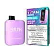 White Grape Melon Ice - STLTH Titan Max 50K Disposable Vape, 50,000 puffs, 30ml e-liquid capacity, 20mg/ml nicotine strength.