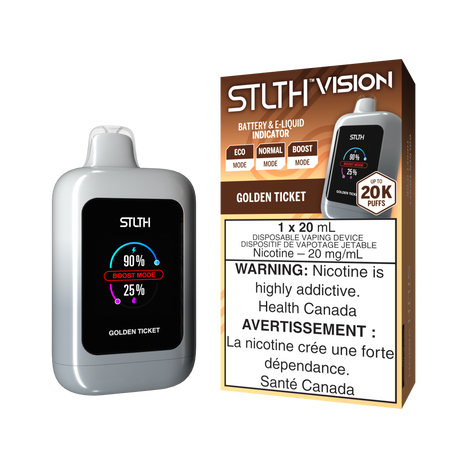 GOLDEN TICKET - STLTH VISION Disposable Vape 20K