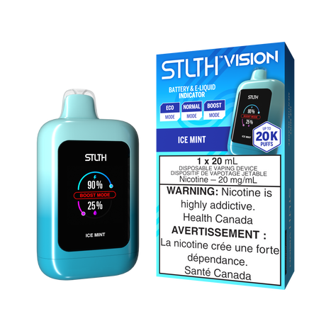 ICE MINT - STLTH VISION Disposable Vape 20K