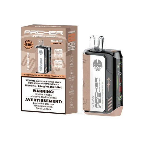 VAPMOD ARCHER VAPE 25K DISPOSABLE V2.5 - Strawberry Raspberry Ice