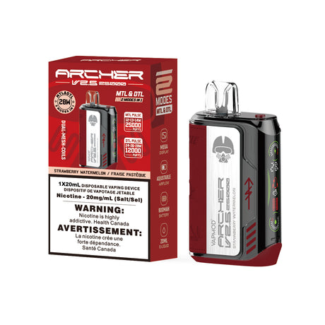 VAPMOD ARCHER VAPE 25K DISPOSABLE V2.5 - Strawberry Watermelon