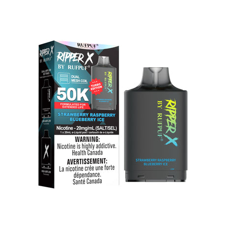 Strawberry Raspberry Blueberry Ice - Ripper X 50k Turbo Pod 20mg/ml