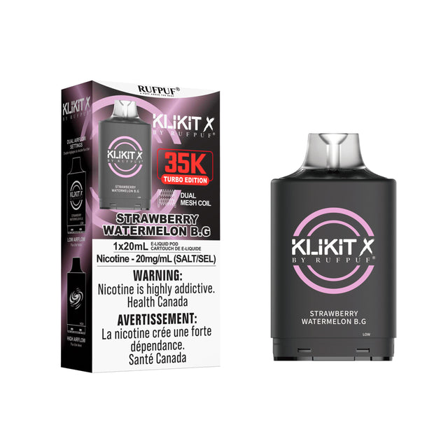 KLIKIT X Vape Pods – Strawberry Watermelon B.G Flavor