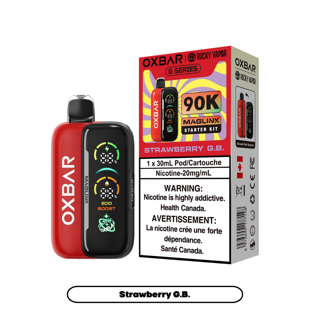 Strawberry G.B - Rocky Vapor Oxbar Maglink 90K kit