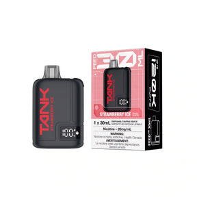 Strawberry Ice FEED Tank 120K Disposable Vape with strawberry ice flavour and 120,000 puffs