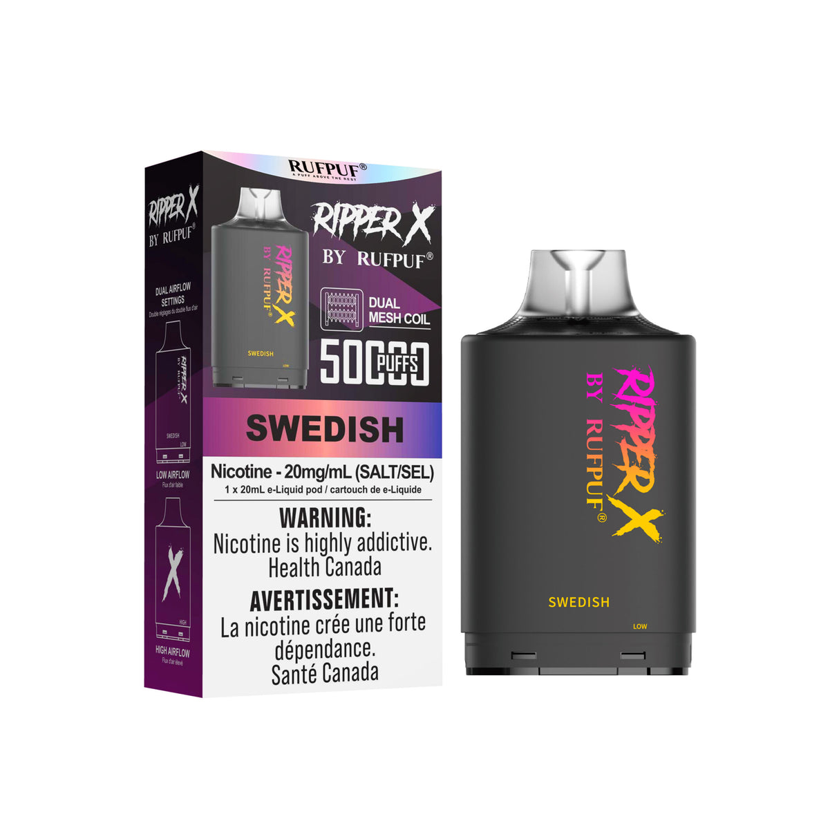 Swedish - Ripper X 50K Turbo Pod 50000 Puffs