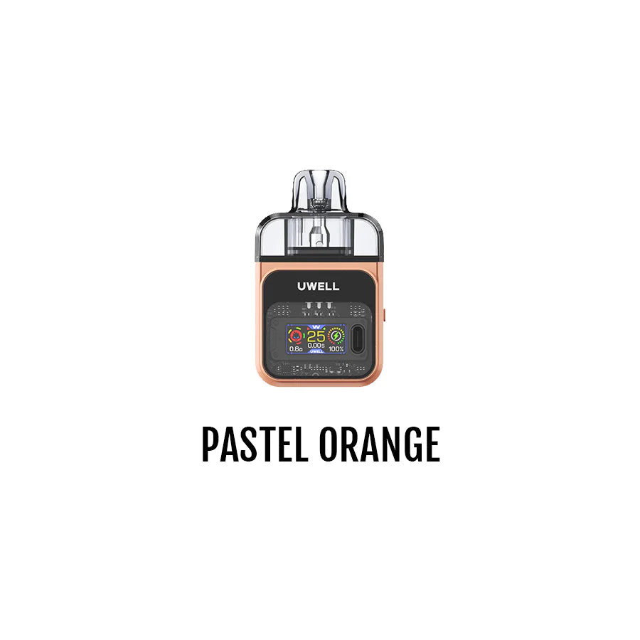 Pastel Orange Colour - UWELL COZI Pod Kit [CRC] – 25W Adjustable Pod System with 6mL Capacity