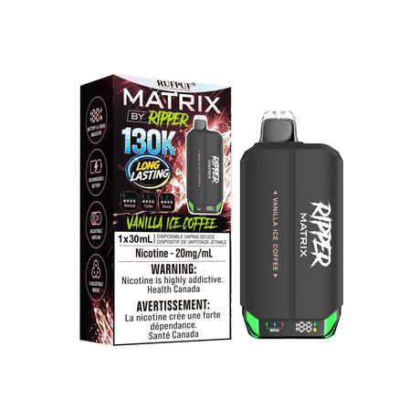 Vanilla Ice Coffee Ripper Matrix 130K Disposable Vape