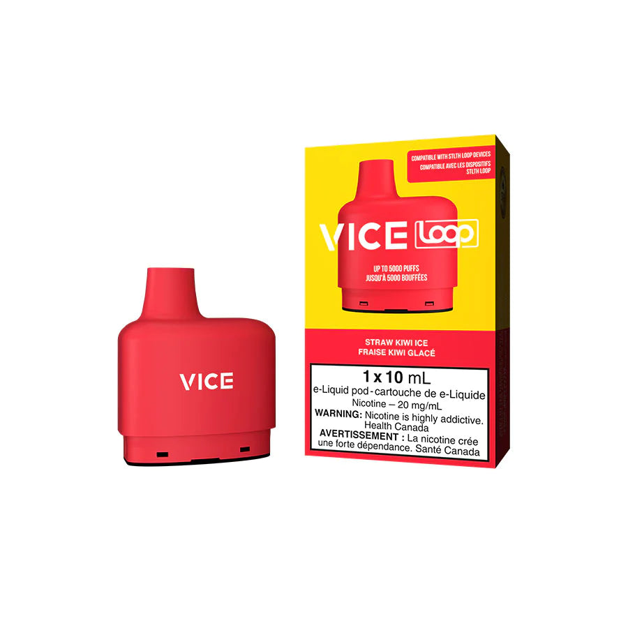 VICE LOOP POD 5K - STRAW KIWI ICE – Quality Vapes
