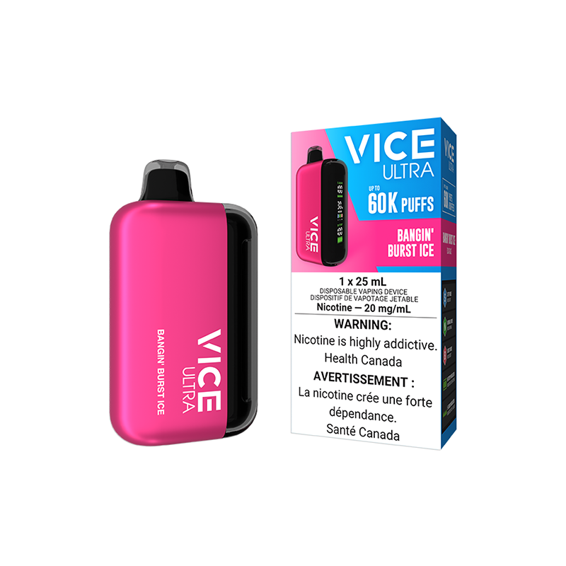 BANGIN BURST ICE - VICE ULTRA DISPOSABLE VAPE 60K