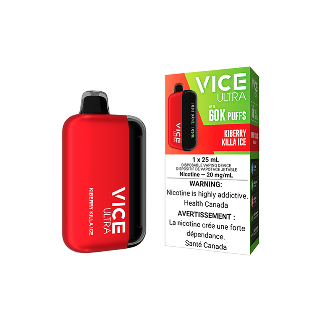 VICE ULTRA Disposable Vape 60K - Kiberry Killa Ice Flavour