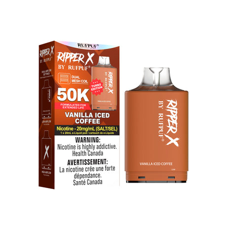 Vanilla Iced Coffee - Ripper X 50k Turbo Pod 20mg/ml