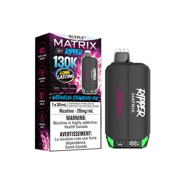 Watermelon Strawberry Kiwi Ripper Matrix 130K Disposable