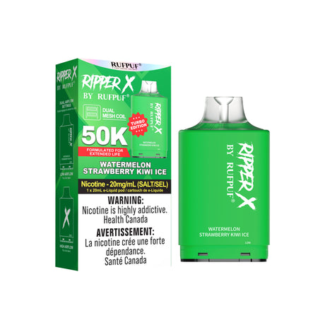Watermelon Strawberry Kiwi Ice - Ripper X 50k Turbo Pod 20mg/ml