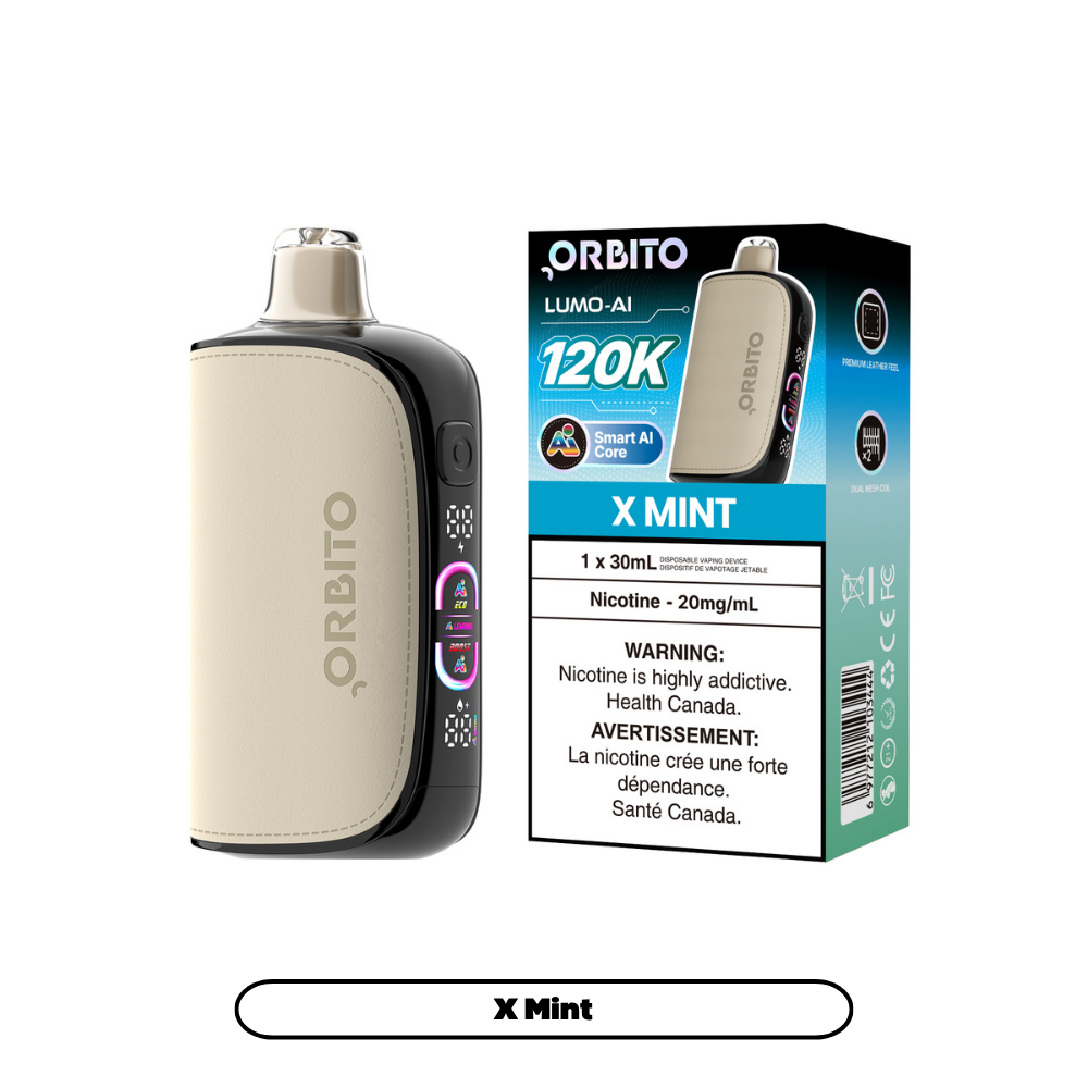 X Mint - ORBITO LUMO AI 120K Disposable Vape