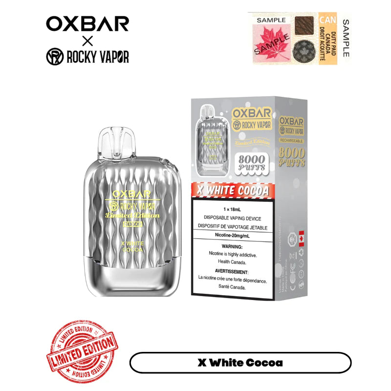 ROCKY VAPOR OXBAR G-8000 - X WHITE COCOA