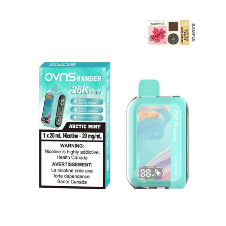 OVNS Ranger 25K Puffs Disposable Vape - Arctic Mint