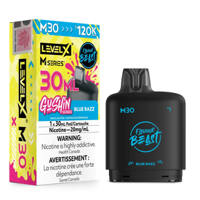 Blue Razz Level X M Series 30mL Pod 