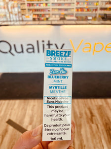 Breeze Pro Zero Nic - Blueberry Mint