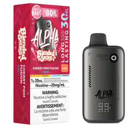 Cherry Pom Fusion Iced Flavour Beast Alpha 80K Disposable Vape with cherry pomegranate flavour