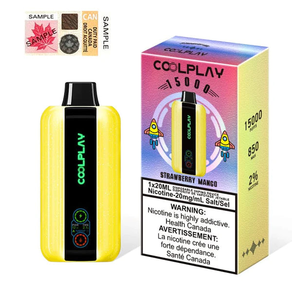 COOL PLAY 15000 PUFFS DISPOSABLE - STRAWBERRY MANGO
