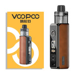Voopoo Drag S3 Mod Pod Kit in BROWN