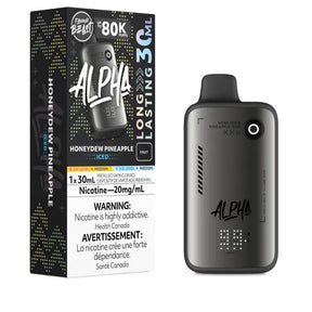 Honeydew Pineapple Iced Flavour Beast Alpha 80K Disposable Vape with honeydew pineapple flavour