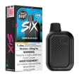 Bomb Blue Razz Flavour Beast SIX 24K disposable vape device and original flavour packaging