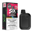 Supreme Strawberry Kiwi Iced Flavour Beast SIX 24K disposable vape with flavour box and black device