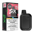 Weekend Watermelon Iced Flavour Beast SIX 24K disposable vape with flavour box and black device
