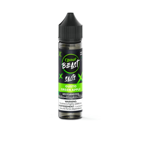 Gusto Green Apple - Flavour Beast Vape Juice E-Liquid Nic Salt 60ml