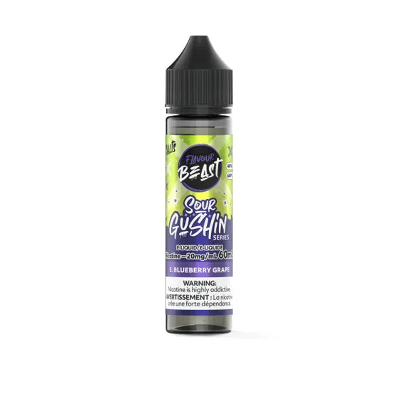 Flavour Beast Salt - SOUR GUSHIN S.BLUEBERRY GRAPE 60ml