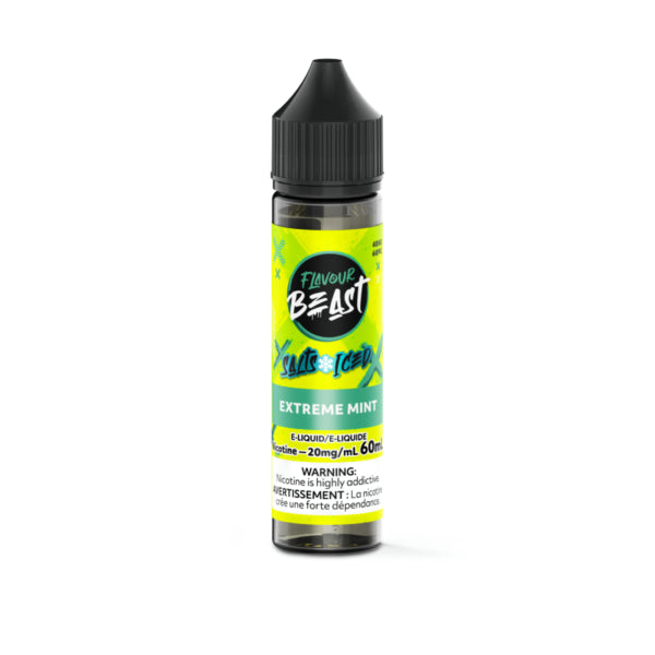 Flavour Beast E-liquid Nic Salt Extreme Mint Iced 60ml bottle