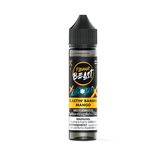 Flavour Beast Salt Juice E-Liquid - Blastin' Banana Mango Iced