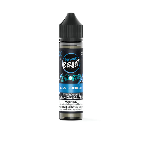 Boss Blueberry Iced - Flavour Beast Vape Juice E-Liquid Nic Salt 60ml