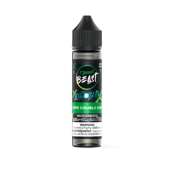 Flavour Beast Salt Juice E-Liquid -Dope Double Kiwi Iced