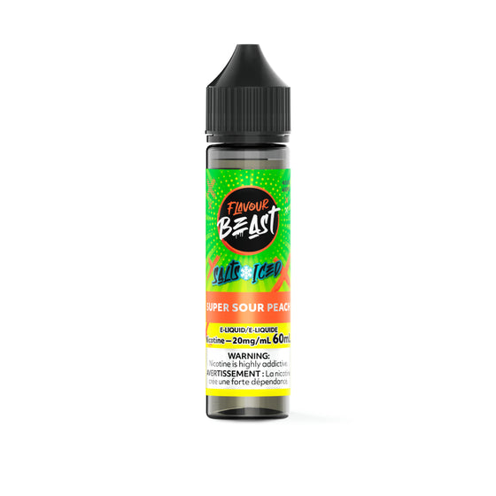 Flavour Beast Juice E-Liquid - Super Sour Peach 60mL nic salt