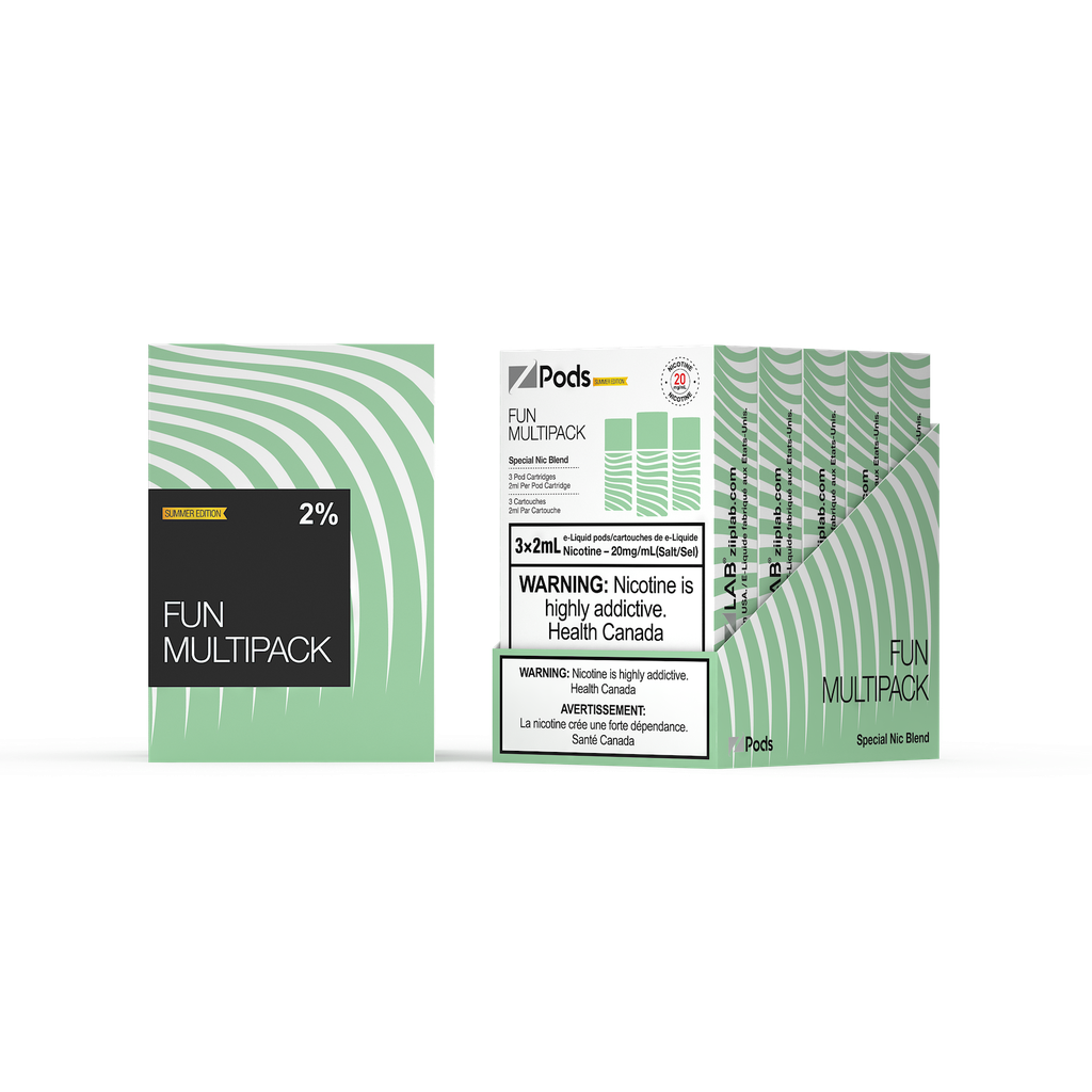 FUN MULTIPACK - Z PODS (Special Nic Blend )