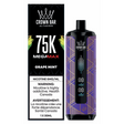 Crown Bar Al Fakher MEGAMAX 75K Grape Mint disposable vape – 75,000 puffs