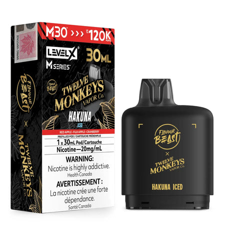 Hakuna Iced Level X M Series 30mL Pod 120K