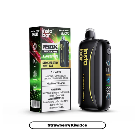 Strawberry Kiwi Ice Insta Bar Mega Pro 160K disposable vape