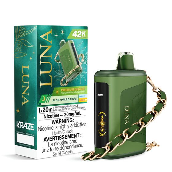 Aloe Apple G Frost - Kraze Luna 42K Disposable Vape