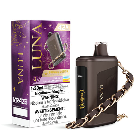 Vape jetable KRAZE LUNA 42K - 42 000 bouffes Quality Vapes Vape jetable KRAZE LUNA 42K - 42 000 bouffes Quality Vapes