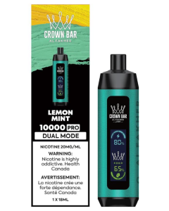 Citron Menthe PRO - AL FAKHER Crown Bar Vape Jetable 10000