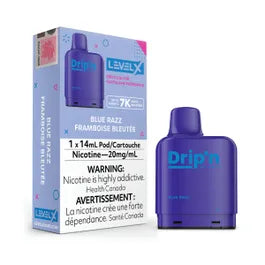 Level X Drip'n Pod 14mL - Blue Razz