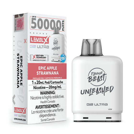 Epic Apple Strawnana - Flavour Beast Unleashed Level X Boost G2 ULTRA