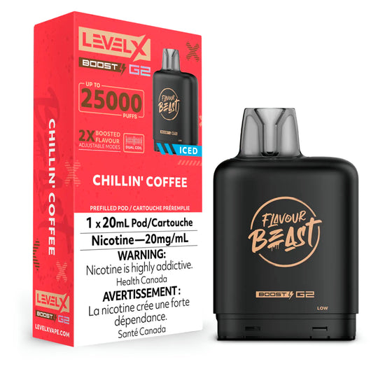 Chillin Coffee - Flavour Beast Level X Boost G2 Pod