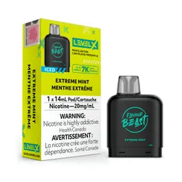 Level X Flavour Beast Pod 14mL - Extreme Mint Iced